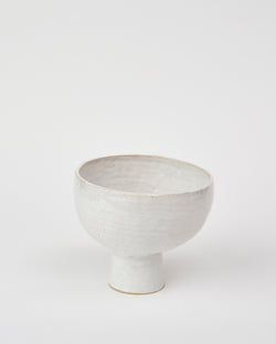 Simone Karras — Small White Speckled Vessel, 2024