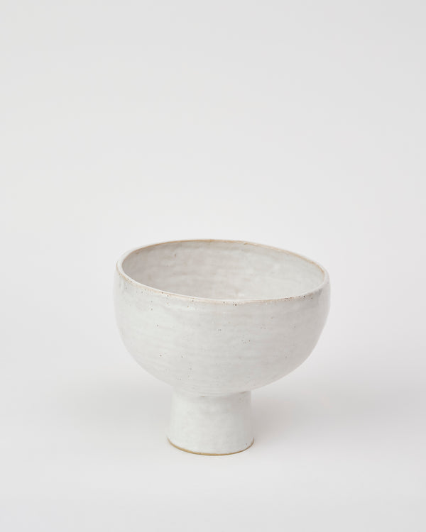 Simone Karras — Small White Speckled Vessel, 2024