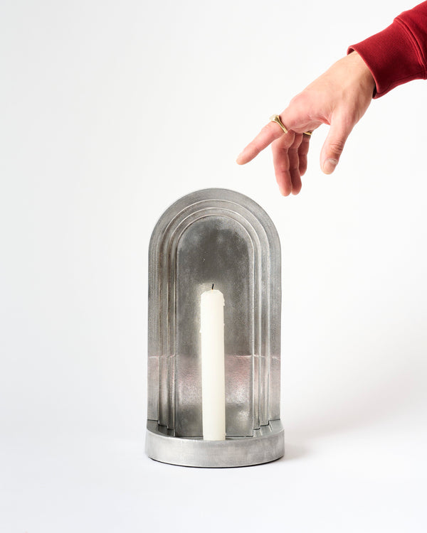 Juan Castro —  'Sacrosanto' Candle Holder in Aluminum