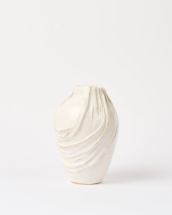 Alexandra Howie — 'Half Draped Bouquet Vase' Sculptural Vase