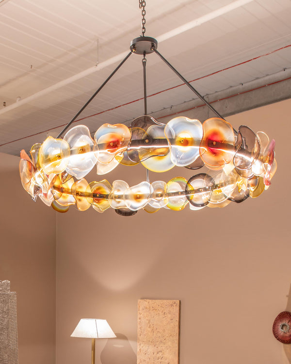 Leisa Wharington — 'Petal Halo' Chandelier, 2024 – ON HOLD