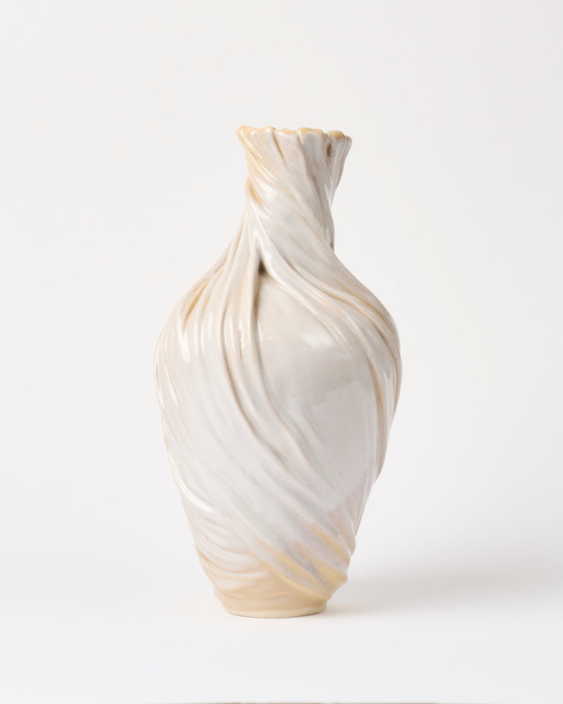 Alexandra Howie — 'Draped Bottle with Flared Rim' Sculptural Vase