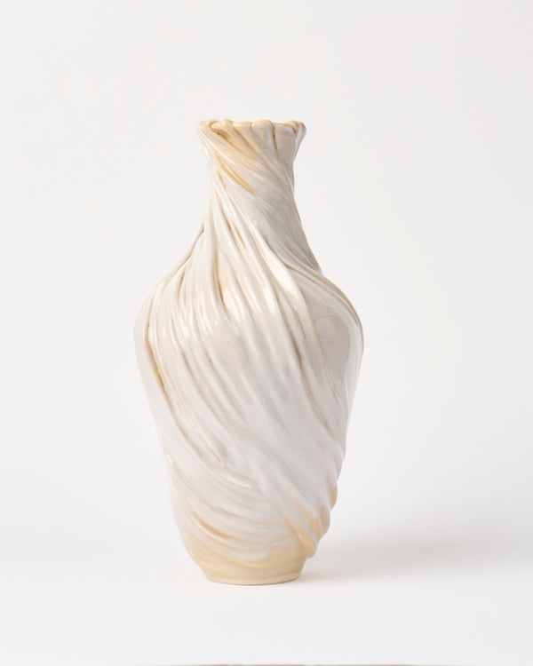 Alexandra Howie — 'Draped Bottle with Flared Rim' Sculptural Vase