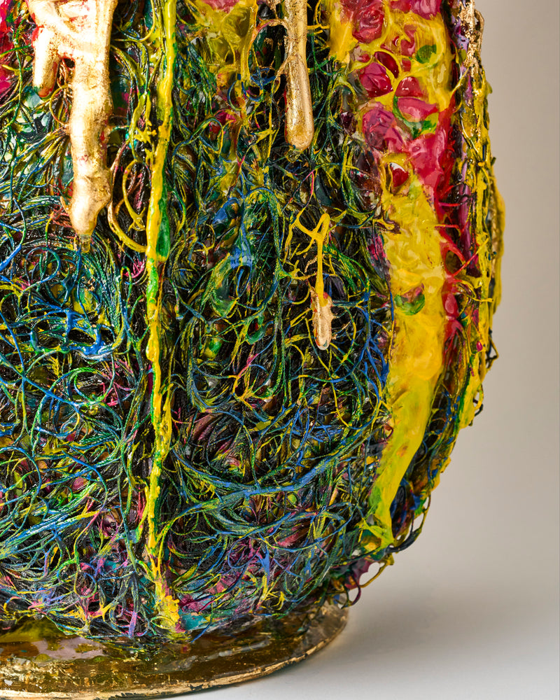 Eugenie Kawabata — 'Botanica Exotica Unknown Civilisation #1' Sculptural Vessel, 2024