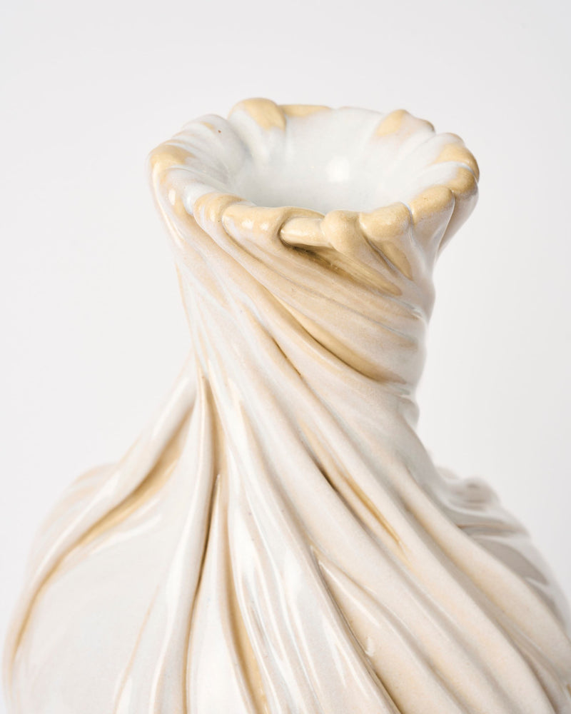 Alexandra Howie — 'Draped Bottle with Flared Rim' Sculptural Vase