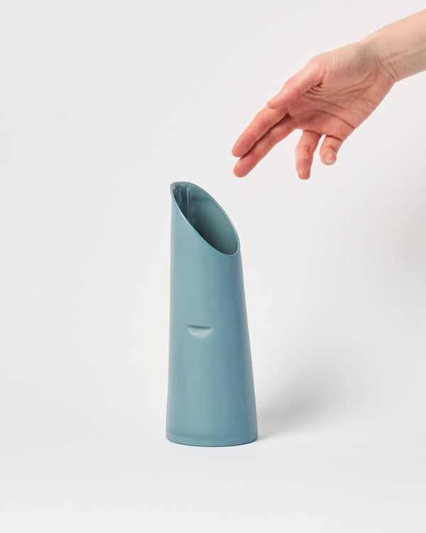 Emma Jimson — 'Tall Pourer' in Petrol Blue