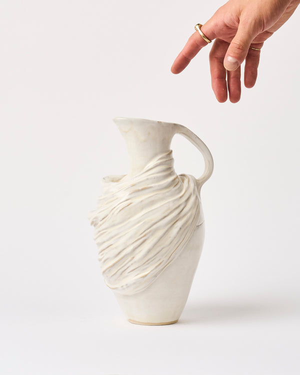 Alexandra Howie — 'Half-Draped Pitcher' Sculptural Vase