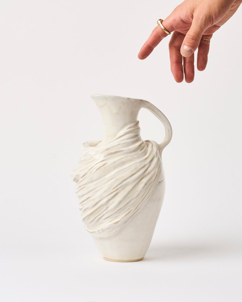 Alexandra Howie — 'Half-Draped Pitcher' Sculptural Vase