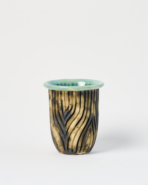 Sean Miller — ‘Burning Country’ Vase in Light Blue