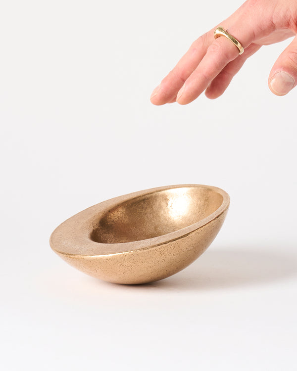 Corbet — 'Eccentric Bowl', in Bronze