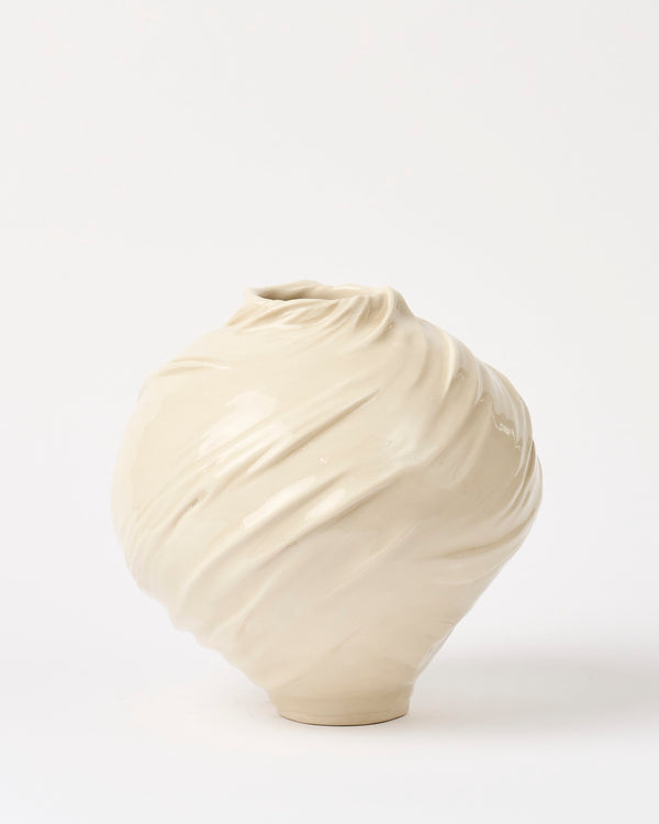 Alexandra Howie — 'Tightly Draped Moon Jar' Sculptural Vase