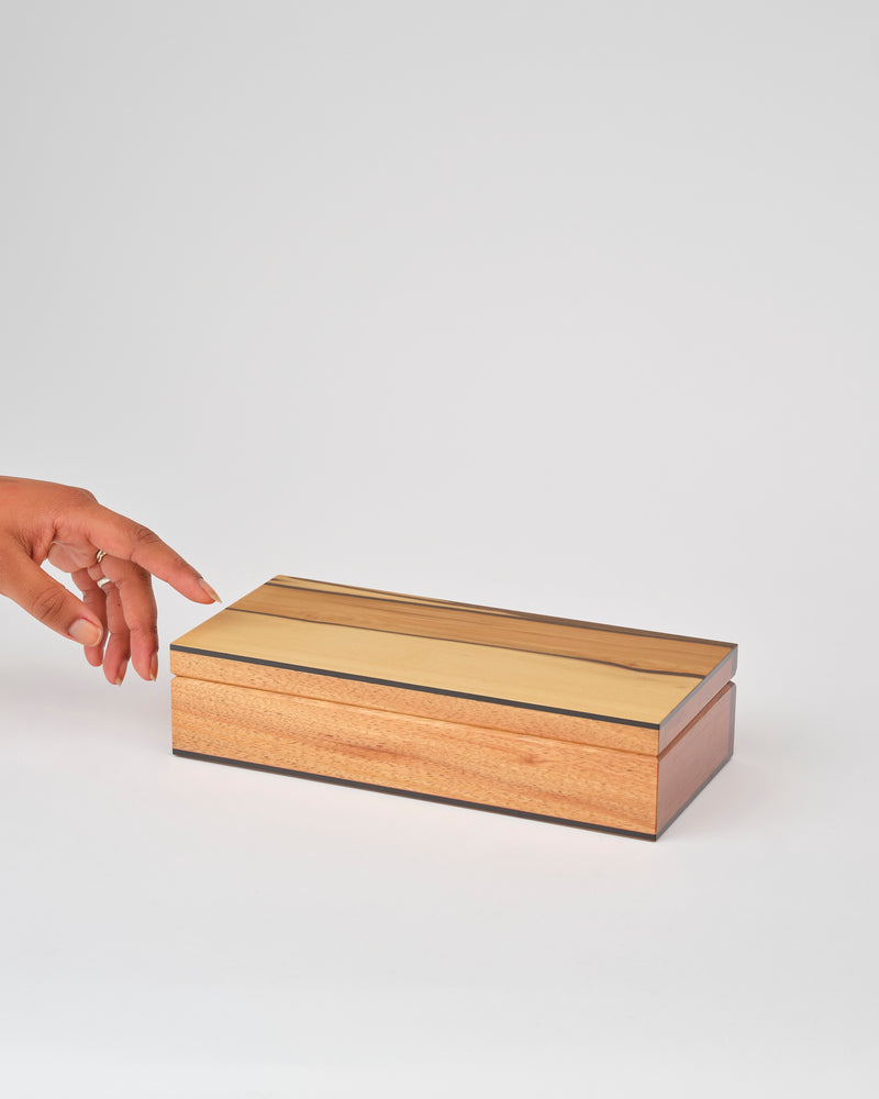 Anton Gerner — 'Long’ Wooden Box in Blackheart, Sassafras