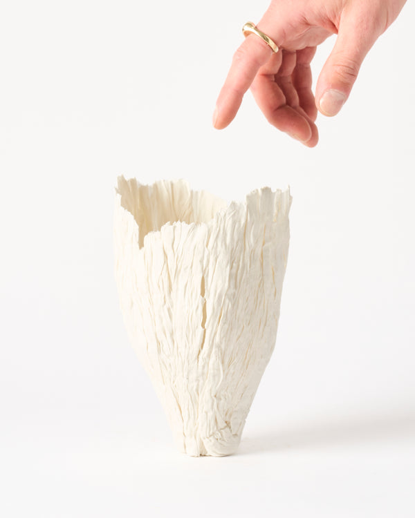 Lorraine Dean — 'Hush', Small Sculpture in White, 2025 — Winner