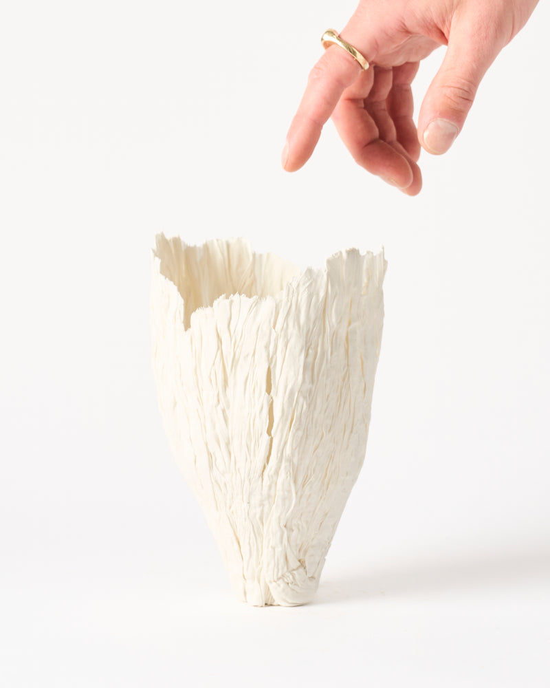 Lorraine Dean — 'Hush', Small Sculpture in White, 2025 — Winner