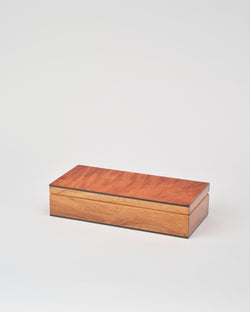 Anton Gerner — 'Long’ Wooden Box in Quilted, Myrtle