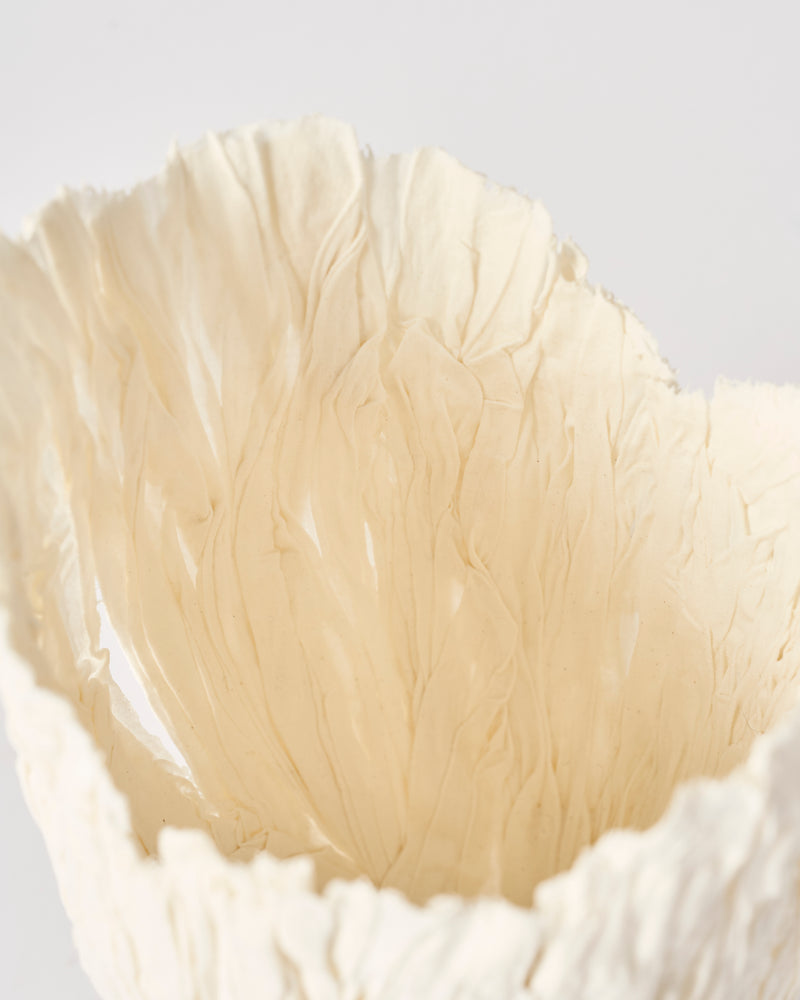 Lorraine Dean — 'Hush', Small Sculpture in White, 2025 — Winner