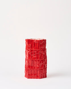 Lucy Tolan — Tile Vessel in Red Gloss