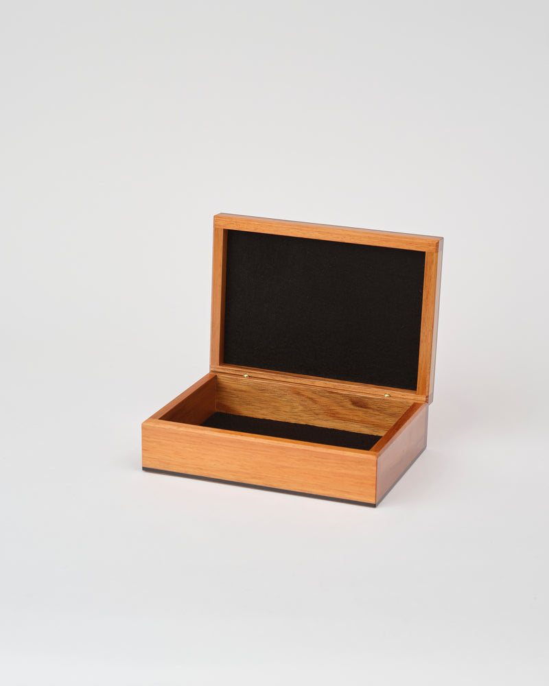 Anton Gerner — 'Small’ Wooden Box in Silky Oak, Figured