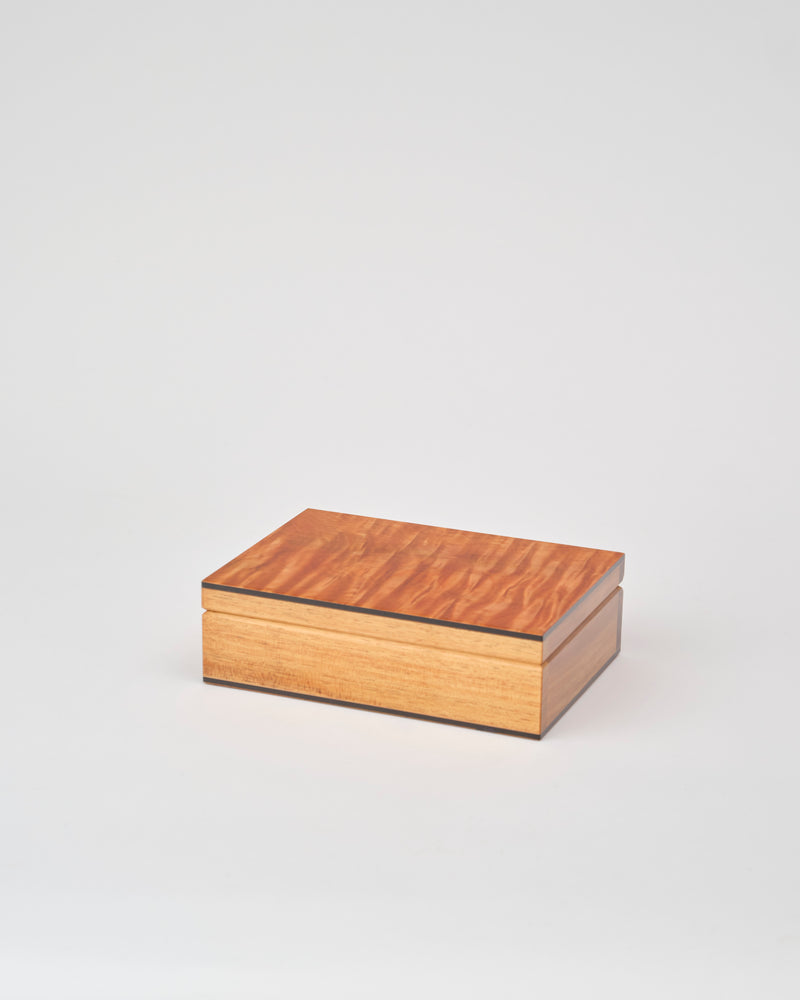 Anton Gerner — 'Small’ Wooden Box in Quilted, Myrtle