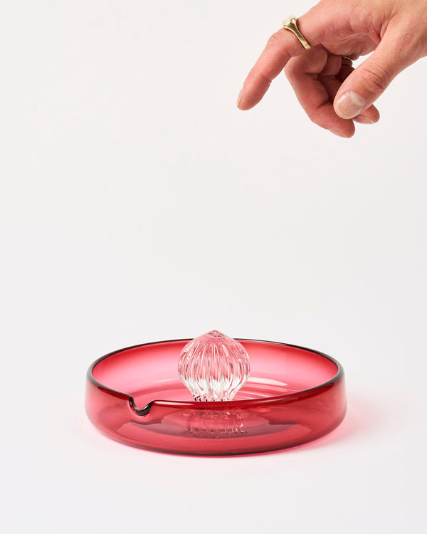 Alexandra Hirst — 'Pink Juicy Bowl' Hand Blown Glass
