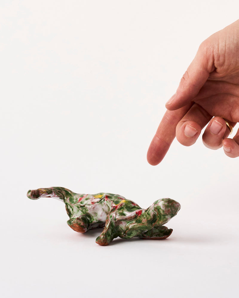 Raphy — 'Lizard #2' Sculptural Ceramic, 2025