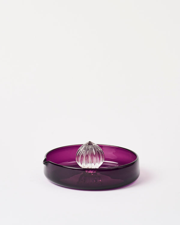 Alexandra Hirst — 'Purple Juicy Bowl' Hand Blown Glass