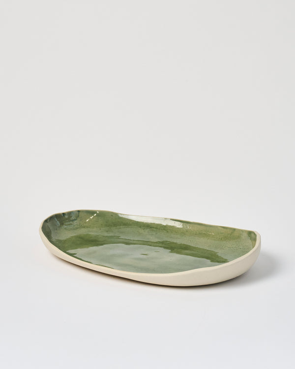 Tracy Muirhead — 'Large Oval Serving Dish' in Green