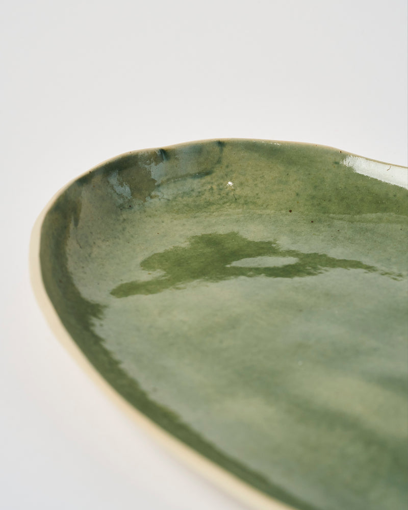 Tracy Muirhead — 'Large Oval Serving Dish' in Green