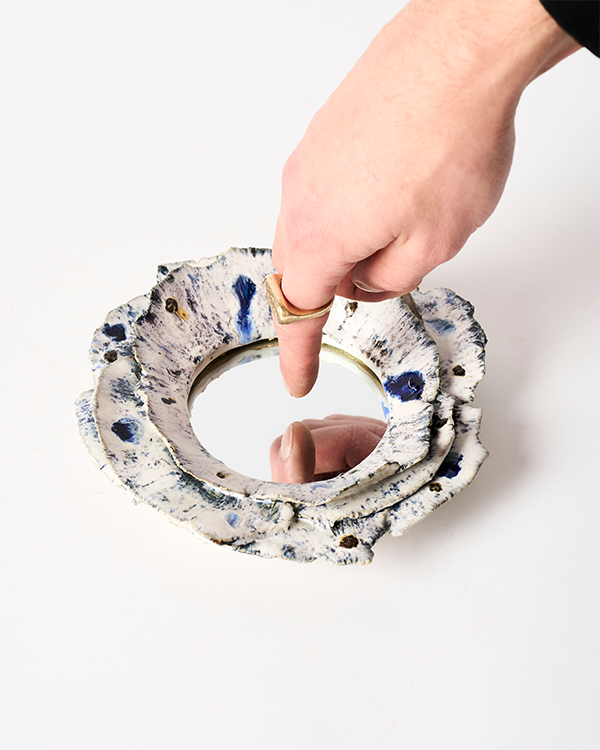 Georgina Proud — 'Saprophytic Mirror' Ceramic Mirror (2025)