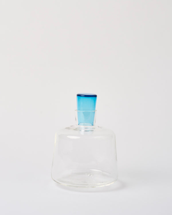 Katie-Ann Houghton — 'Babushka' Short Decanter in Blue