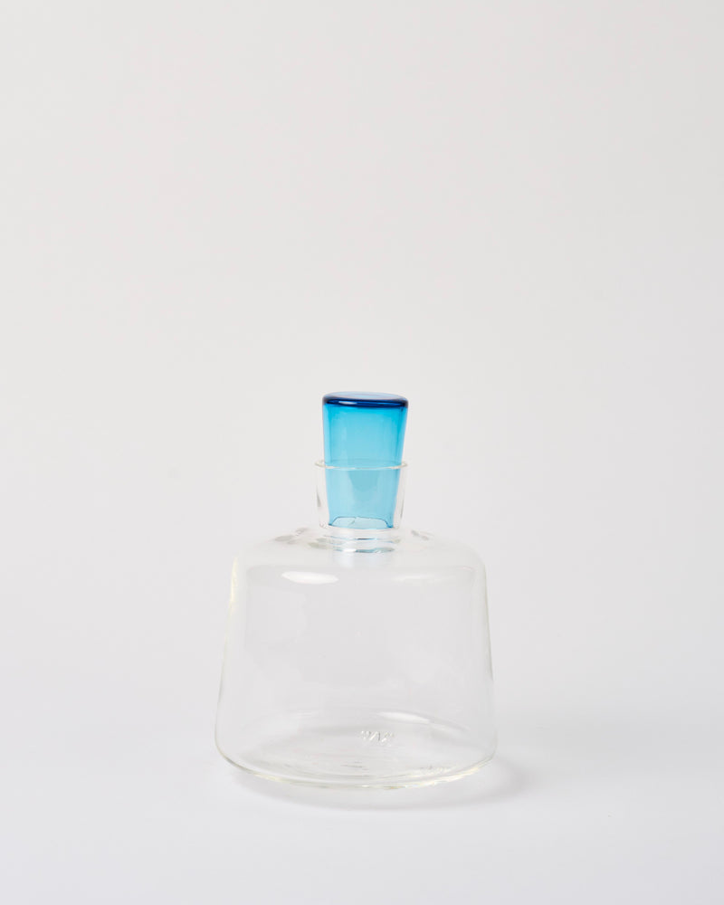 Katie-Ann Houghton — 'Babushka' Short Decanter in Blue