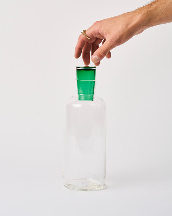 Katie-Ann Houghton — 'Babushka' Tall Decanter in Green
