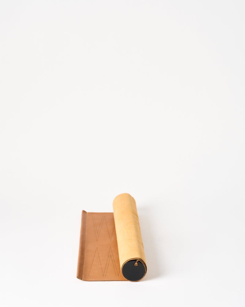 Corbet — 'Backgammon Roll', in Leather and Brass