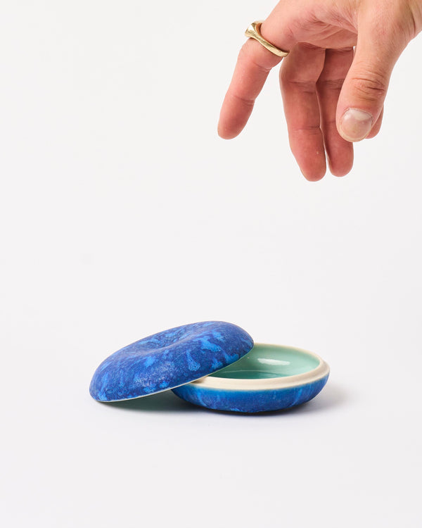 Christopher Plumridge  — Lidded Vessel in Blue