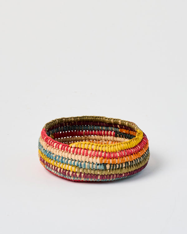 Aunty Patsy Doolan — 'Medium Colourful Basket', Woven Basket 2025