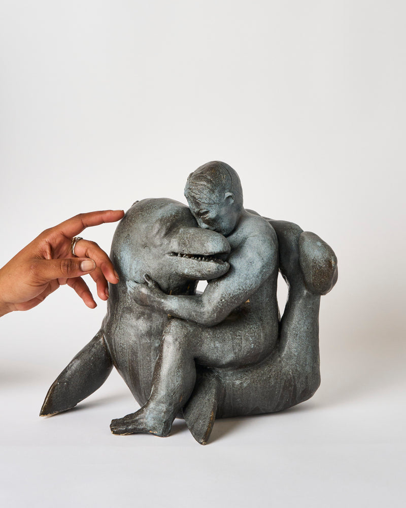 Georgia Harvey — 'Boy & Dolphin' Sculpture, 2024