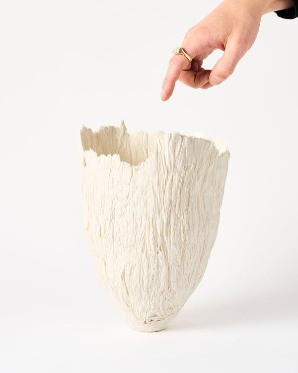 Lorraine Dean — 'Hush', Sculpture in White, 2025 — Winner