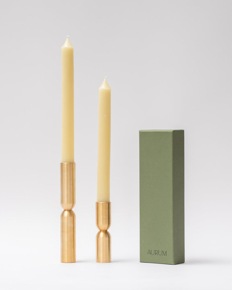 Aurum — 'Beeswax Candle' Pack of 6