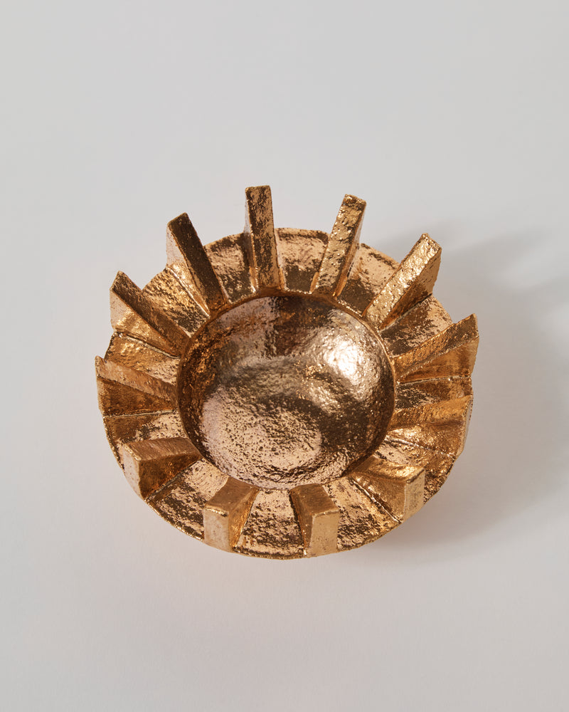 Theodosius Ng — 'Spike Catchall' Dish, in Gold
