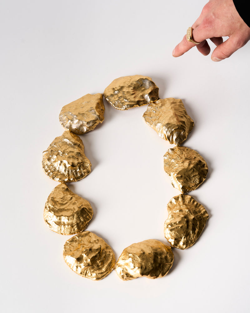 Gabbee Stolp — 'Soft Shelled Collar', Native Oyster, 2024