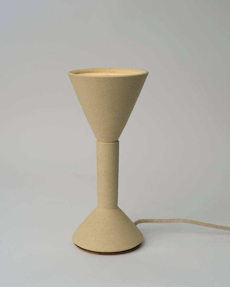 Craig Spencer — 'Up 1', Ceramic Table Lamp in White