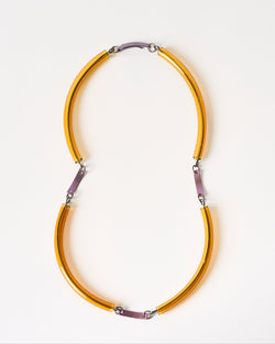 Blanche Tilden – 'Chroma' Necklace in Amber, 2024