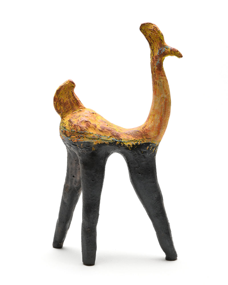 Lilach Mileikowski — 'In Canaanite Land' in Bronze and Yellow, Sculpture, 2025