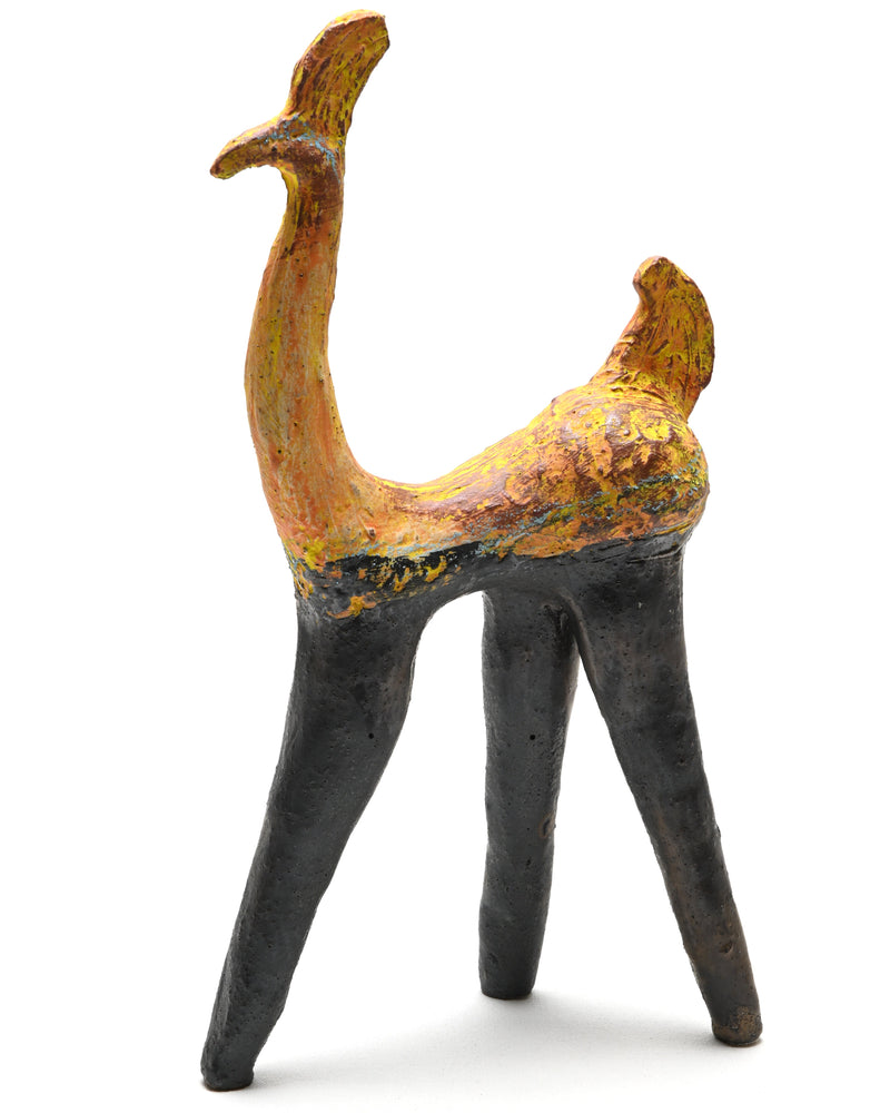 Lilach Mileikowski — 'In Canaanite Land' in Bronze and Yellow, Sculpture, 2025