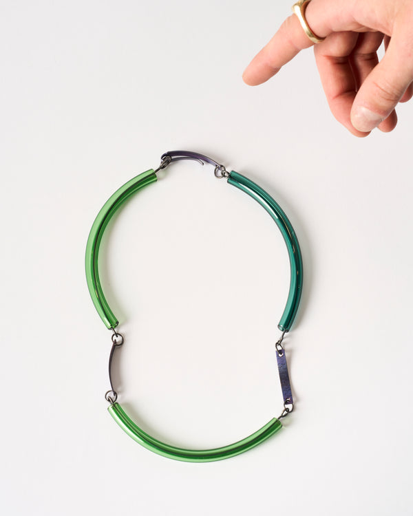 Blanche Tilden – 'Chroma' Necklace in Green, 2024