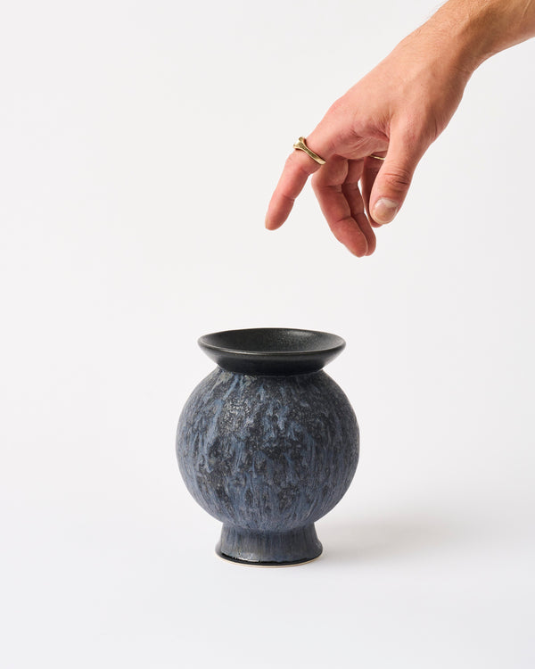 Christopher Plumridge  —  'Ball' Vase in Matte Black