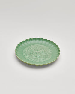 Yen Qin —  'Phoenix Plate' in Pandan Green