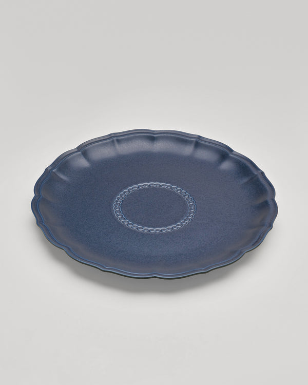 Yen Qin —  'Lotus Plate' in Ming Blue