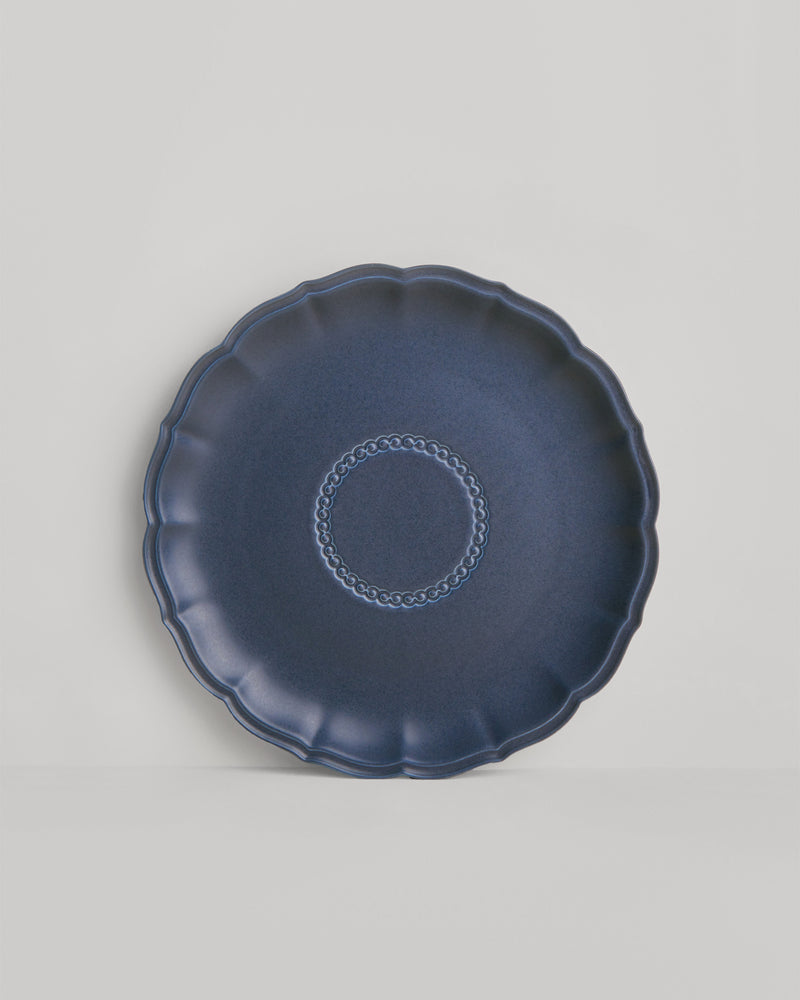 Yen Qin —  'Lotus Plate' in Ming Blue