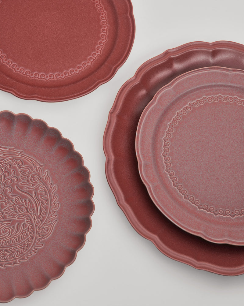 Yen Qin —  'Nyonya Plate' in Peony Pink